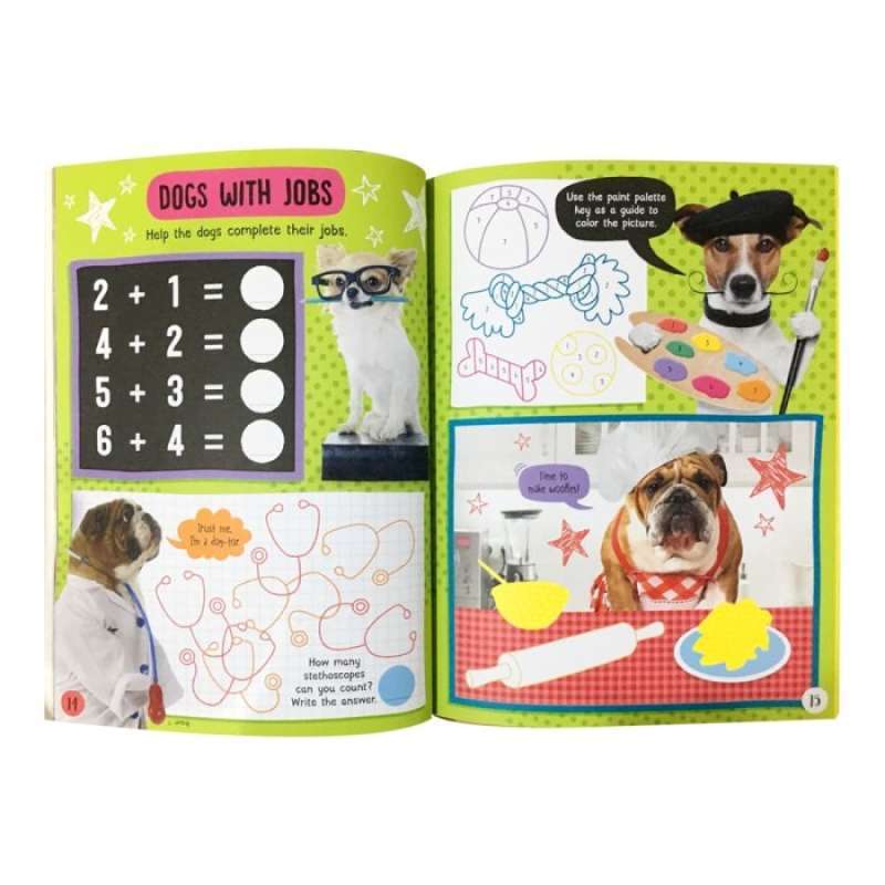 paint by sticker dogs