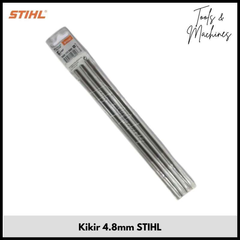 Jual Kikir 4.8 mm Rantai Chainsaw STIHL Original 3 Pcs di