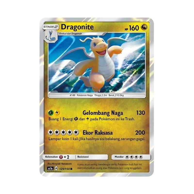 Jual Pokemon Indonesia Trading Card Dragonite As1a 129 150 R Foil Online November 2020 Blibli