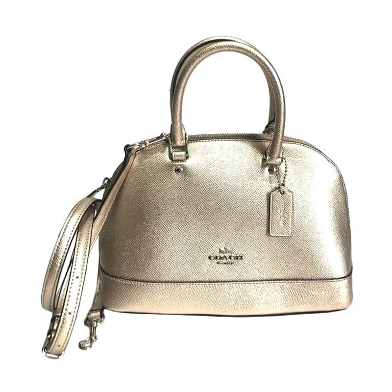 Coach mini new arrivals sierra satchel platinum