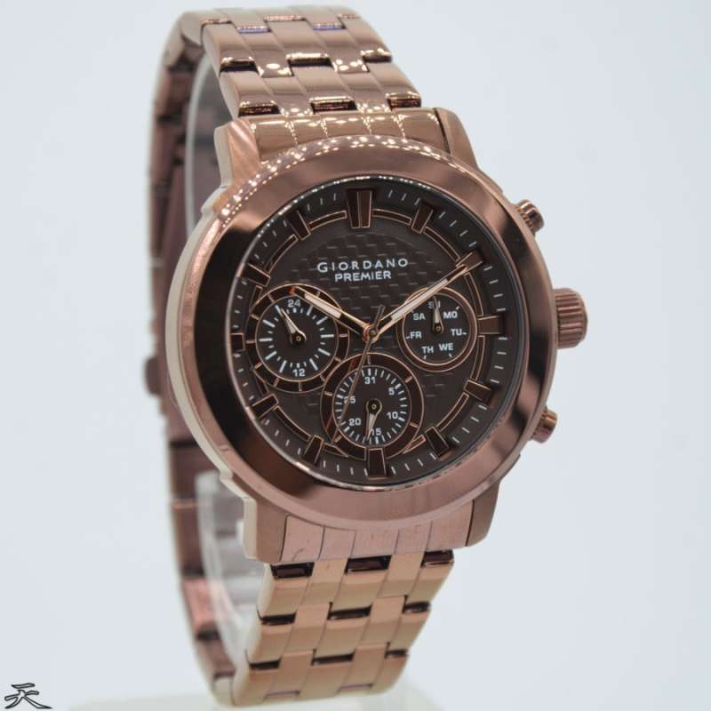 GIORDANO P1055 44 Jam Tangan Pria Original Brown