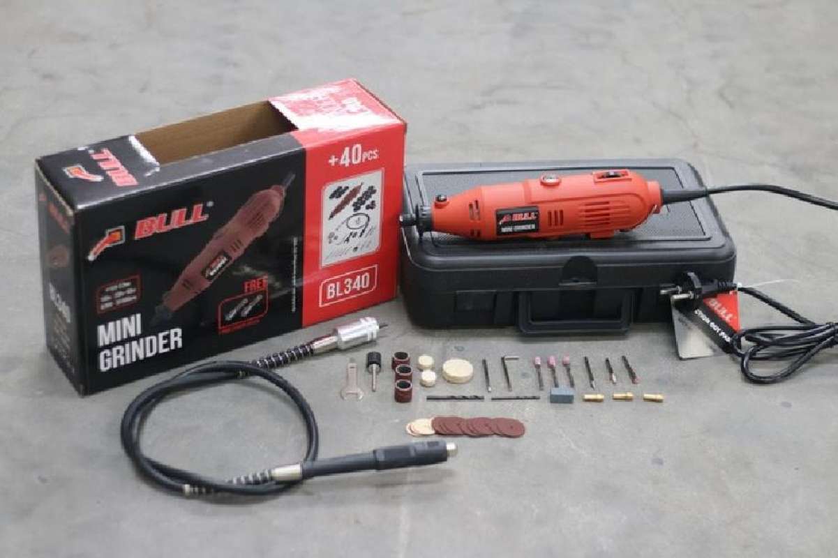 mesin grenda mini set BULL BL340 di 