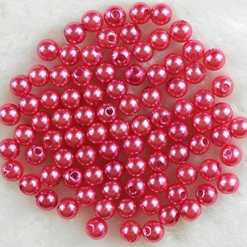Jual Bluelans Acrylic Round Pearl Spacer Diy Craft Jewelry Making