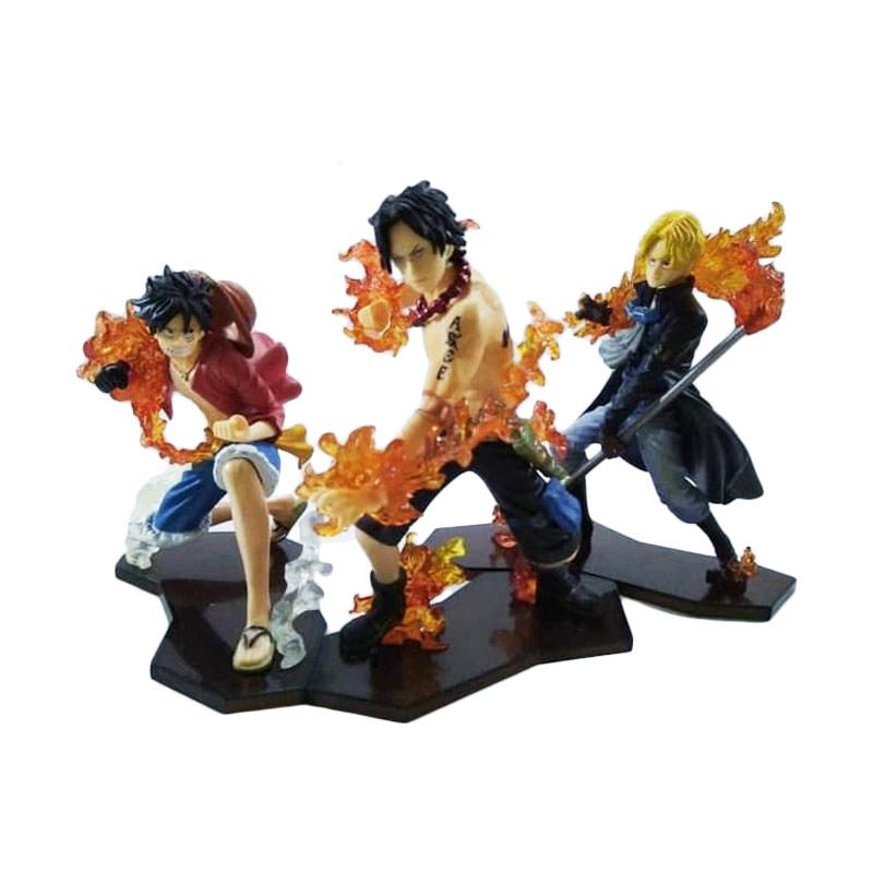 action figure luffy ace sabo