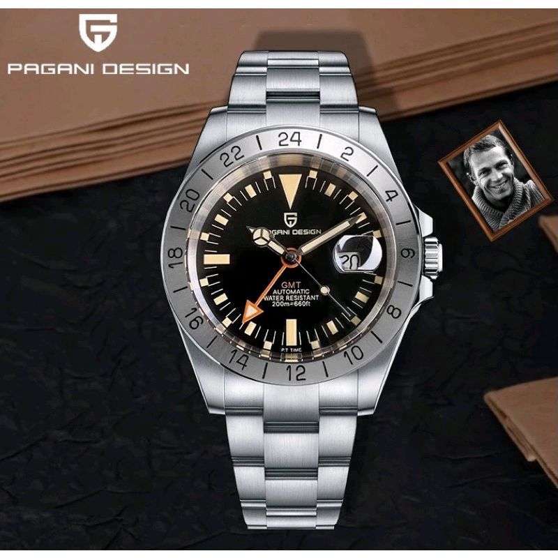 Jual Pagani Premium PD 1693 GMT Vintage Retro Classic Homage