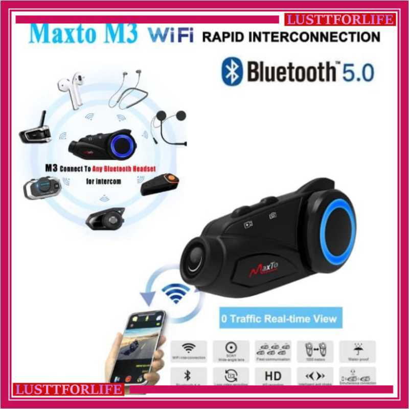 Jual Intercom Helm Maxto M3 Bluetooth 