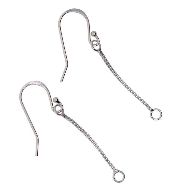Promo 8x1 Pair 925 Sterling Silver 