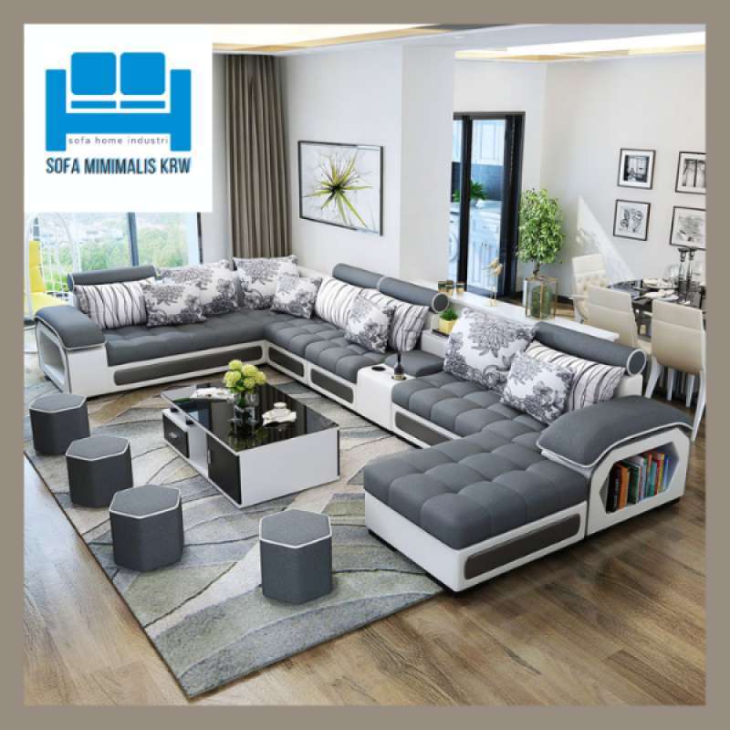 Sofa ruang tamu modern deals