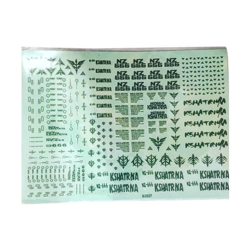 Gundam decals HG NEO ZEON NZ-666 KSHATRIYA yellow 62027