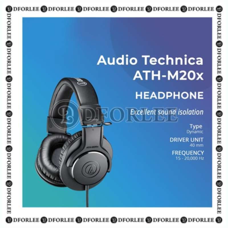 Jual Audio Technica Ath-M20X Professional Monitng Headphones Kode 017 di  Seller Cibaliung Tunggal - Kota Jakarta Pusat, DKI Jakarta | Blibli