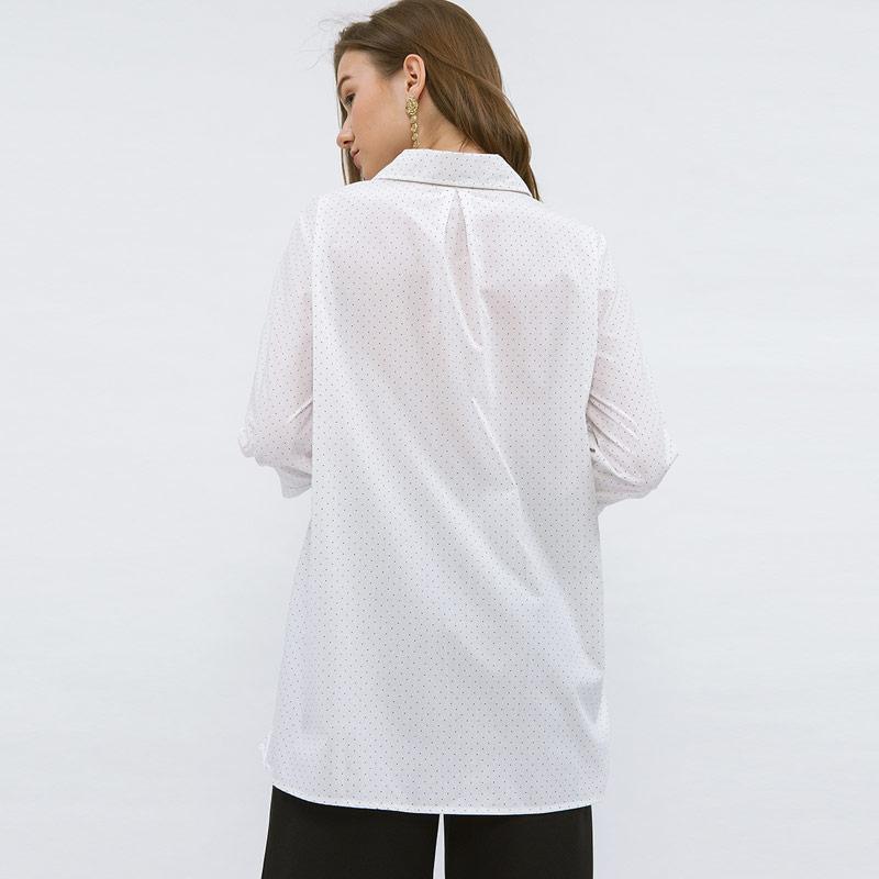 Jual Minimal High Low Polkadot Loose 