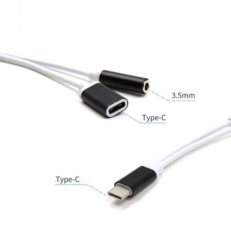 Jual USB C to USB C to 3.5mm jack audio 
