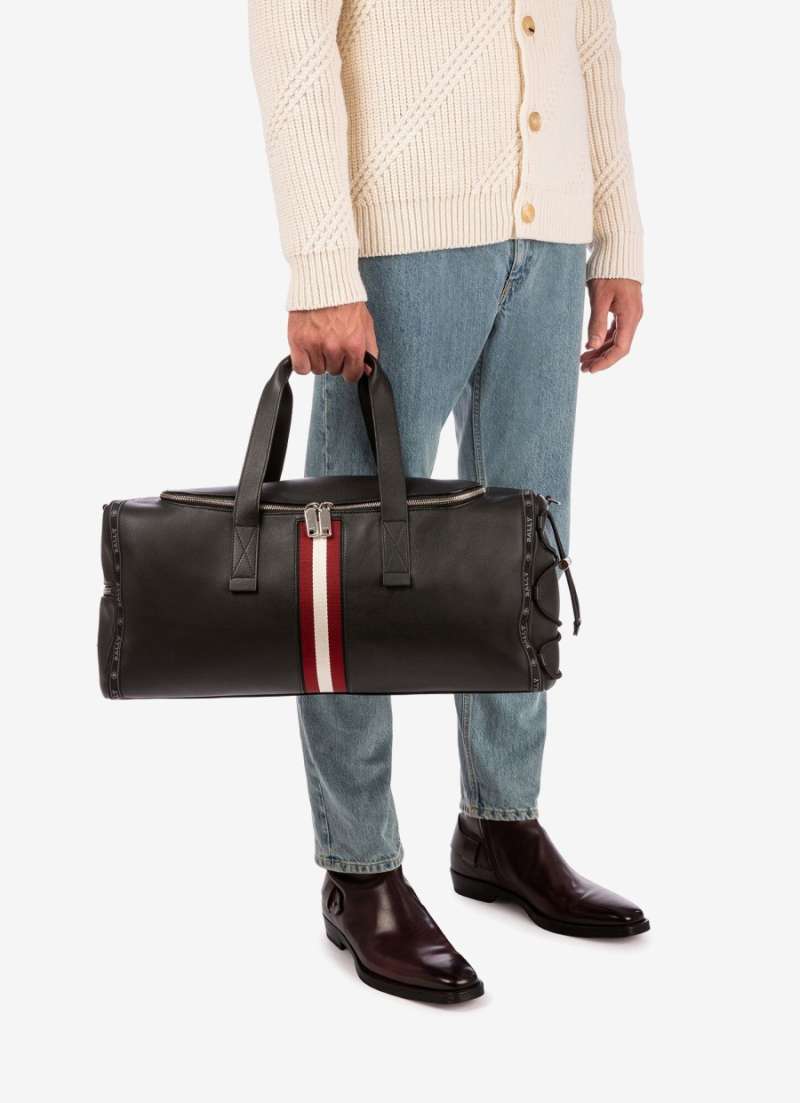 Bally Harlow Leather Weekender Bag 