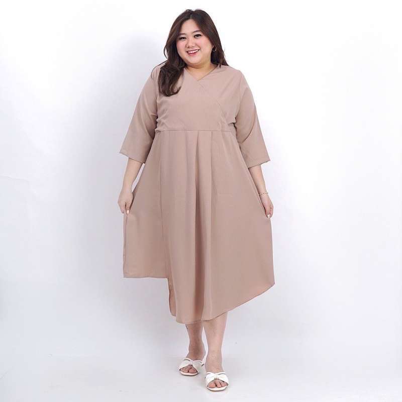 Promo BAJU DRESS JUMBO RAMPLE WANITA 