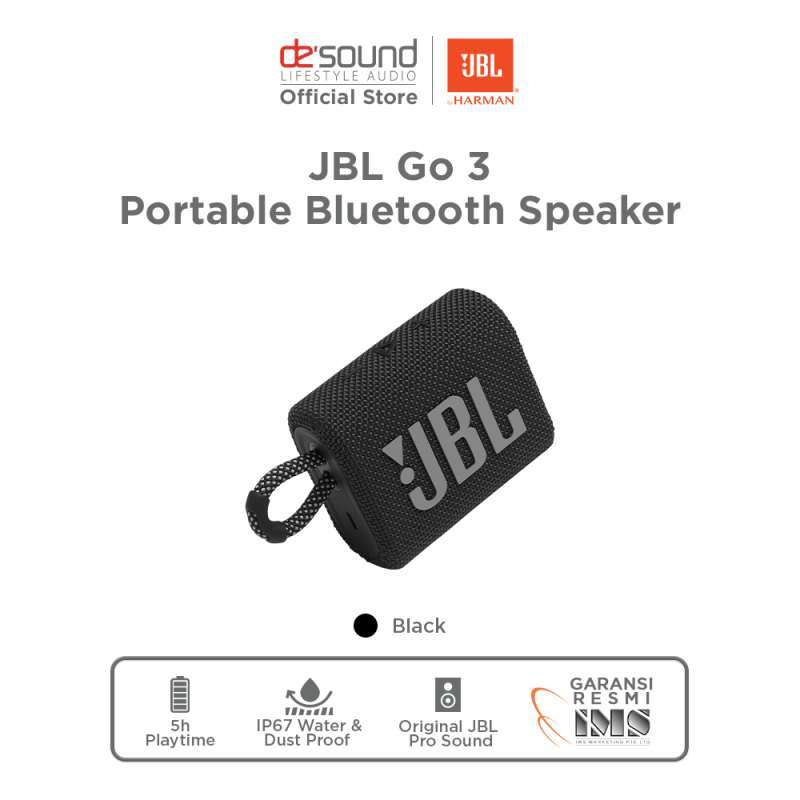 Jual JBL Go 3 Portable Bluetooth 