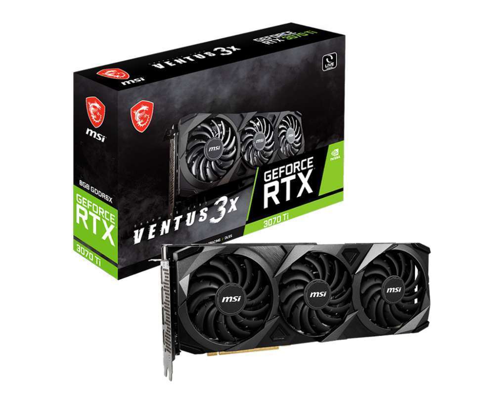 VGA MSI GeForce RTX 3070 Ti VENTUS 3X 8G OC GDDR6X RTX3070Ti