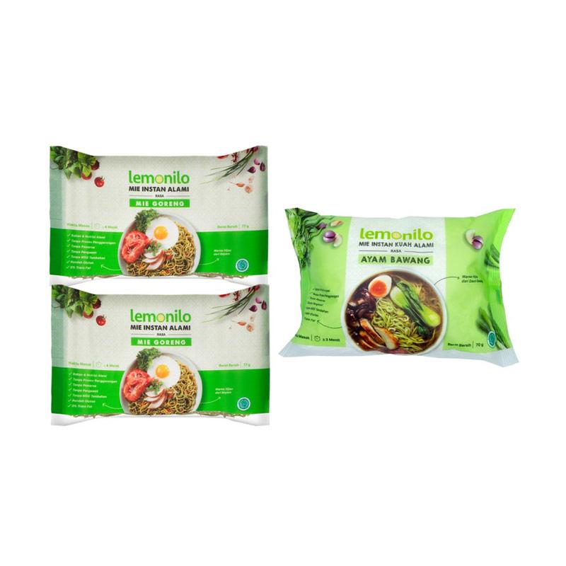 Jual Lemonilo Mie Goreng Dan Mie Instan Alami 2 Pcs Free Lemonilo Rasa Ayam Bawang Online Januari 2021 Blibli