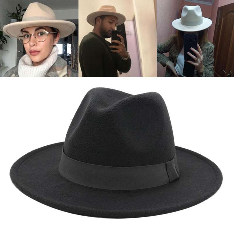 Promo 2x Elegant Party Fedora Hat 