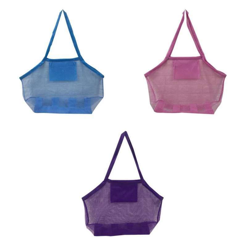 3x Big Mesh Beach Bag Sand Away Bags 