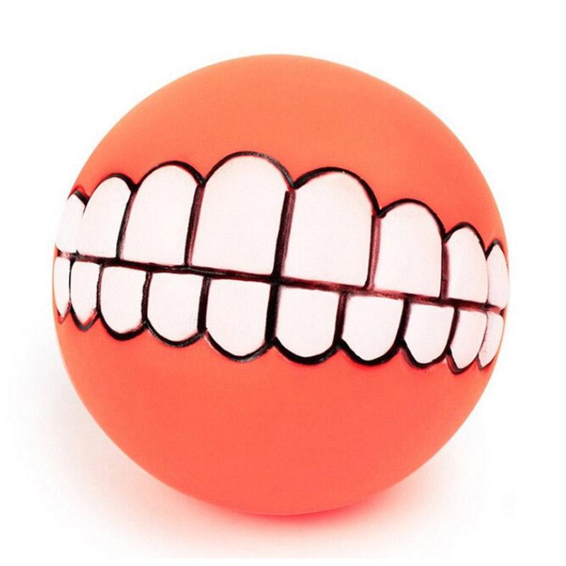 Jual Mainan Bola Karet Bunyi Untuk Anjing Dan Kucing Motif Gigi Orange Online September 2020 Blibli Com