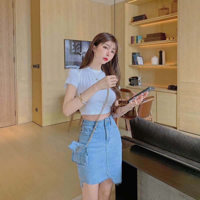Promo Denim Skirt di Seller IMEILE 