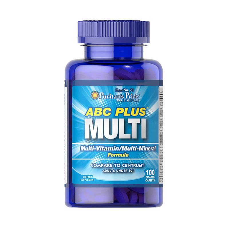 Jual Puritan Pride Abc Plus Multi Vitamin Multi Mineral Formula Suplemen Kesehatan 100 Caplets Murah September 2020 Blibli Com