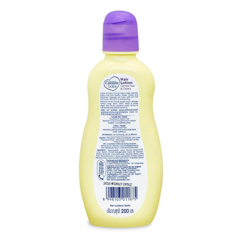cussons baby hair lotion candlenut & celery
