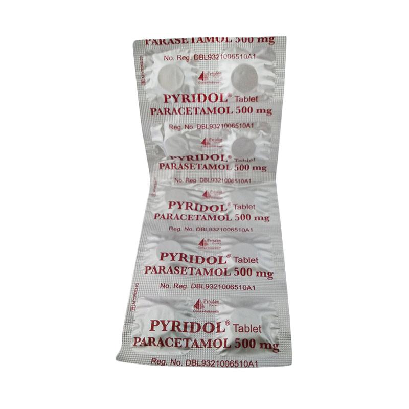 Jual Pyridol Tablet Paracetamol 500 Mg Obat Kesehatan 10 Tablet 1 Strip Online September 2020 Blibli Com