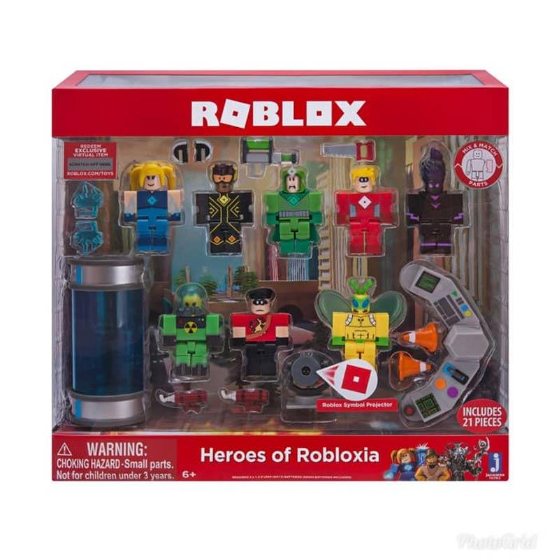 Jual Pre Order Roblox Heroes Of Robloxia Set Action Figure 8 - roblox fantastic frontier character figure pack 6 piece set sealed