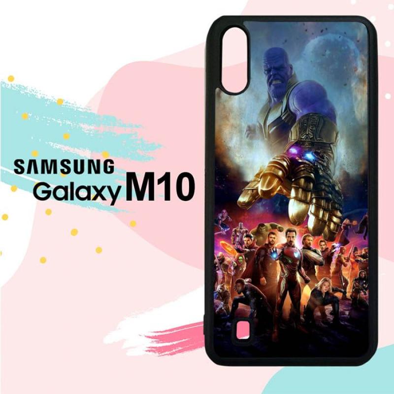 Casing Samsung Galaxy M10 Custom Hardcase Hp Avengers Wallpaper L2944
