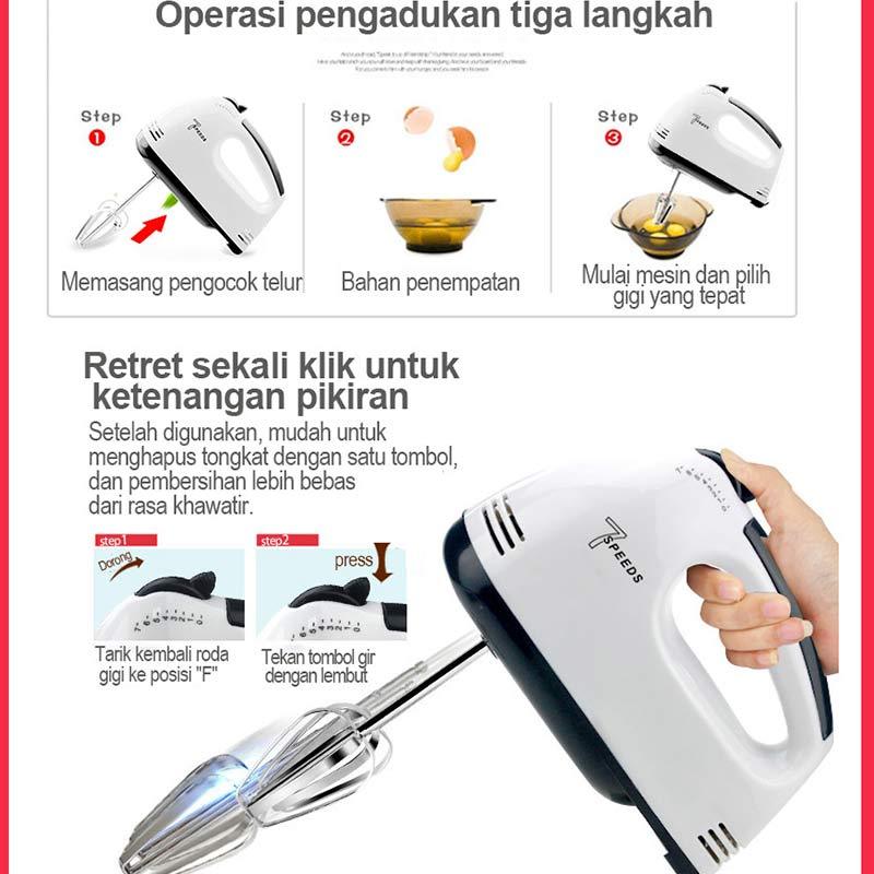 Jual Hand Mixer Han River Mixer Kue Mixer Mini Multi Fungsi Mixer Roti Garansi Online September 2020 Blibli Com