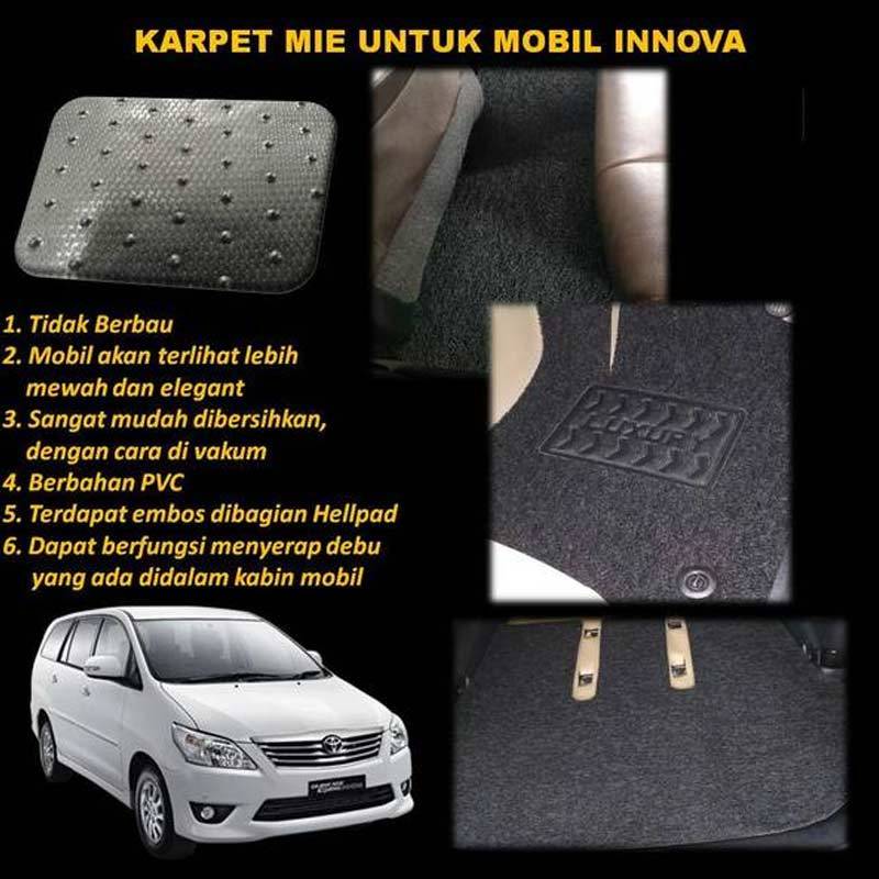 Jual Luxury Mie Bihun Karpet Mobil For Toyota Innova Tahun 2004