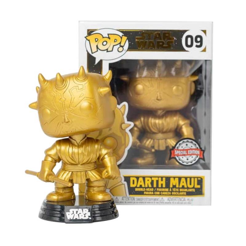 darth maul gold funko pop