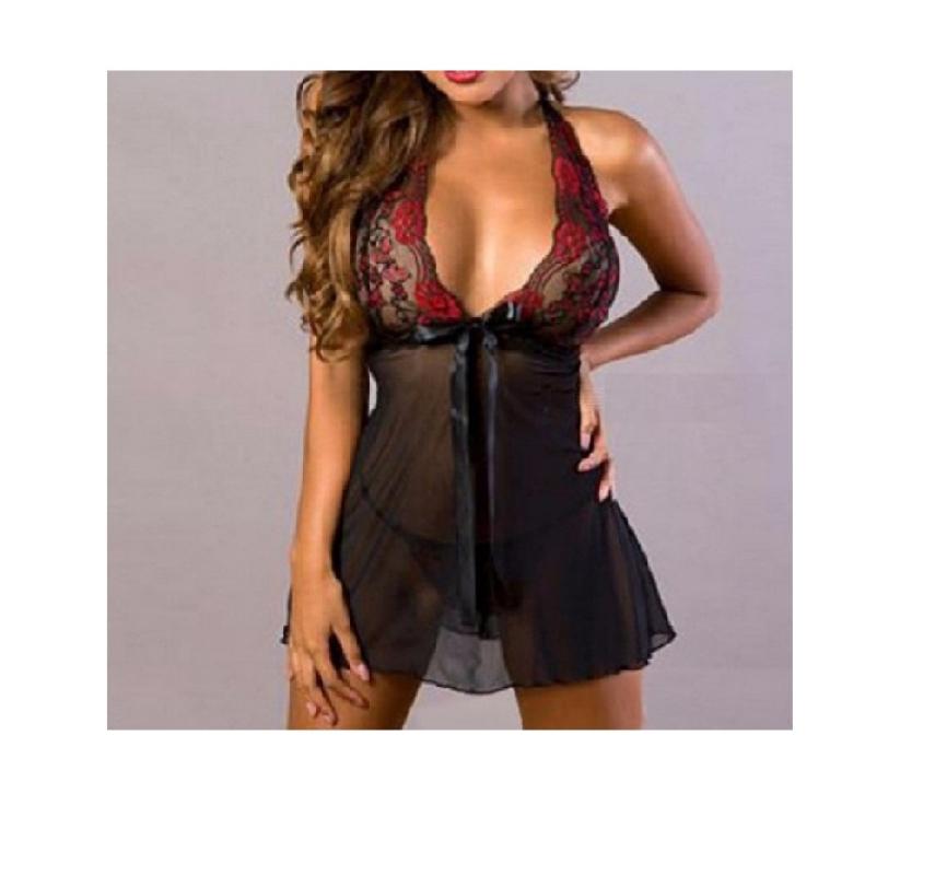 Jual Eds Sexy Women Pajamas Outfit Sexy Sling Transparent