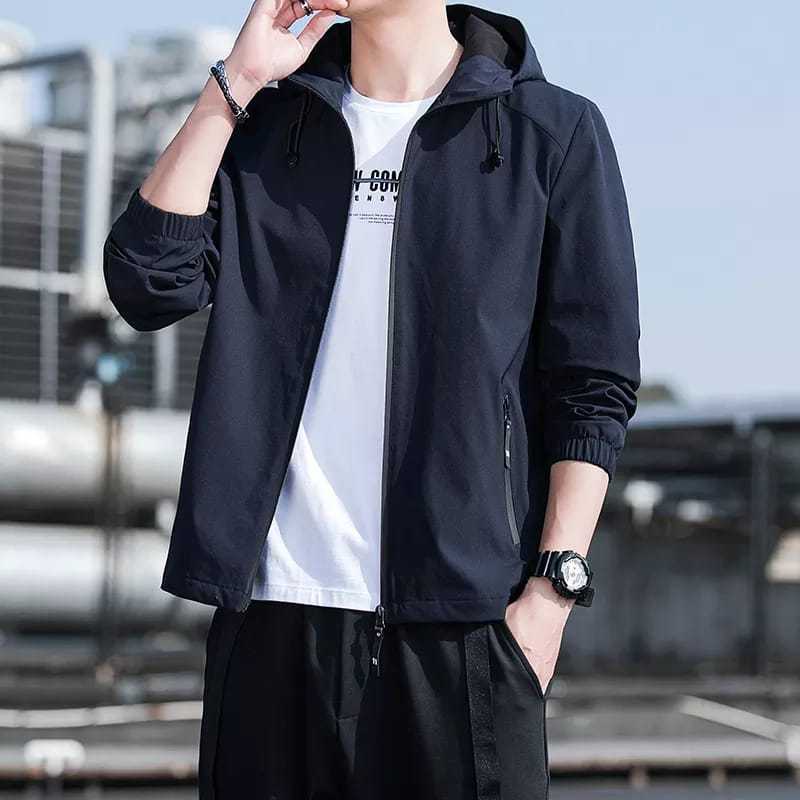 Jaket taslan hoodie shop