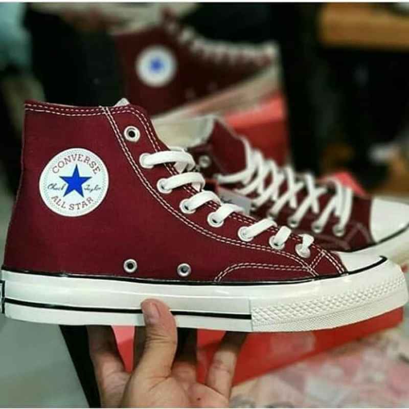 Converse warna on sale maroon