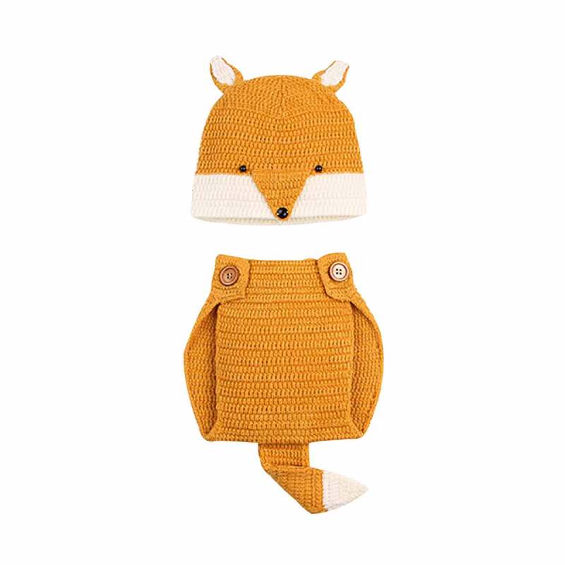 Promo Bluelans Hand Crochet Fox Hat and 