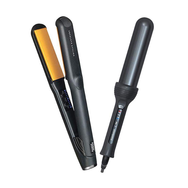 Jual Glampalm Gp313 Straightener Clipless Gp606al Curling Iron Set Bundling Online November 2020 Blibli Com