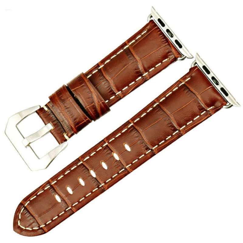 Promo Finchy Leather Strap For Apple Watchband 42mm 44mm - Main Image
