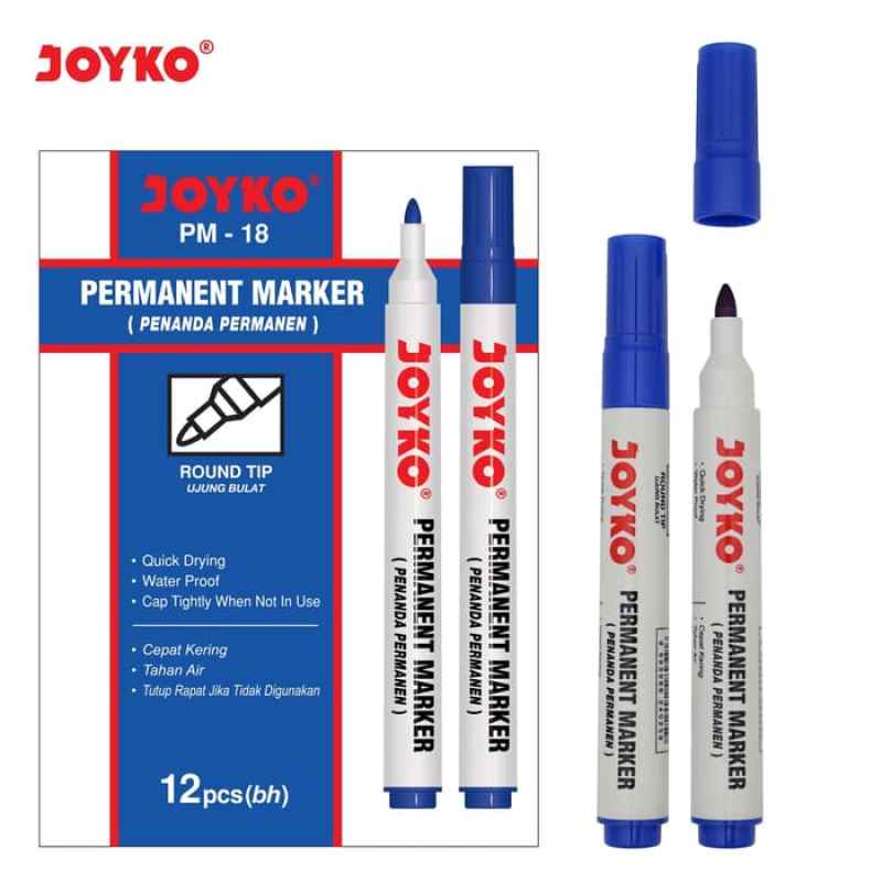 Get Wallpaper Jual Joyko Pm 18 1 Permanent Marker Box 12 Pcs Online Juli 2020 For Android