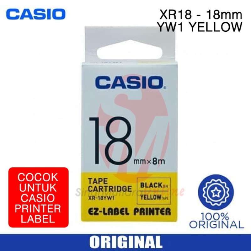 Promo Gratis Ongkir Pita Label Casio Xr 18 - 18Mm All Color ...