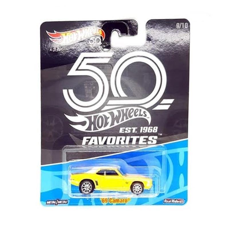 Hot Wheels HW Favorites FLF35 69 Camaro Diecast Yellow 19