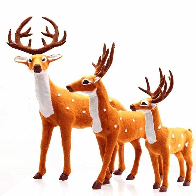 Jual Best Plush Christmas Reindeer Xmas Elk Plush Simulation New Year Gift Christmas Decorations For Home 1 Pcs 20 Cm Online November 2020 Blibli Com