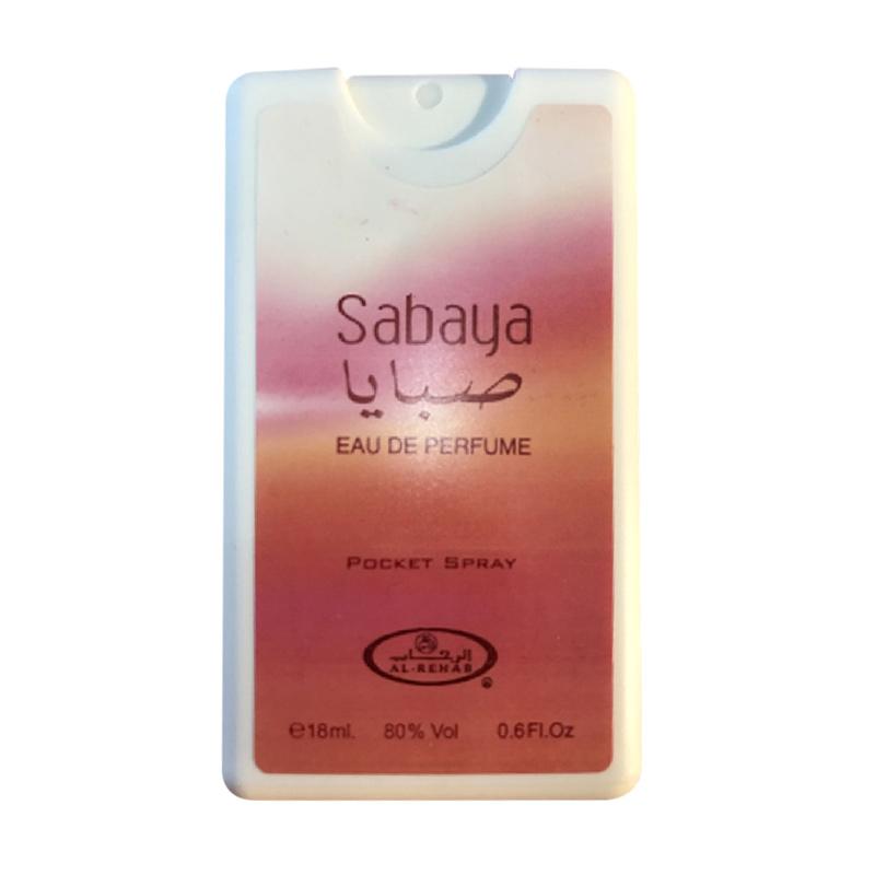 Jual Al Rehab Sabaya Edp Parfum Unisex Pocket Spray 18 Ml Online Desember 2020 Blibli