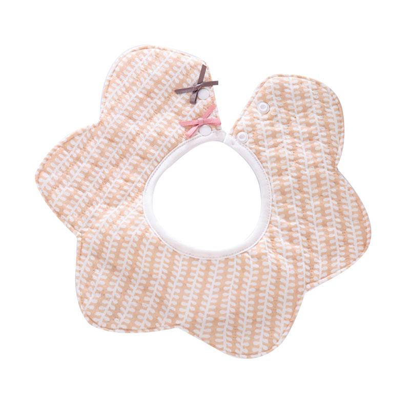Bluelans Cloth 2 Waterproof Baby Bib Feeding Smock Rotating Floral Saliva Towel Burp 2pcs
