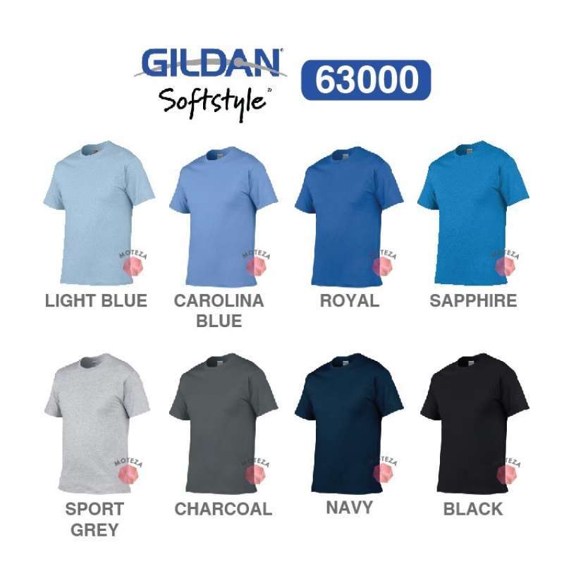 Kaos polos on sale gildan