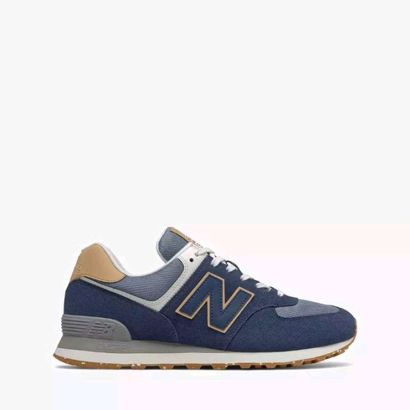 New balance 574 indigo best sale