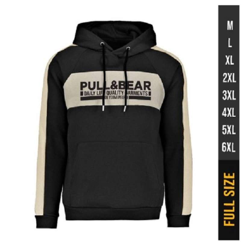 Jual HOODIE PULL AND BEAR OVERSIZE JAKET PRIA JUMBO HOODIE PULL