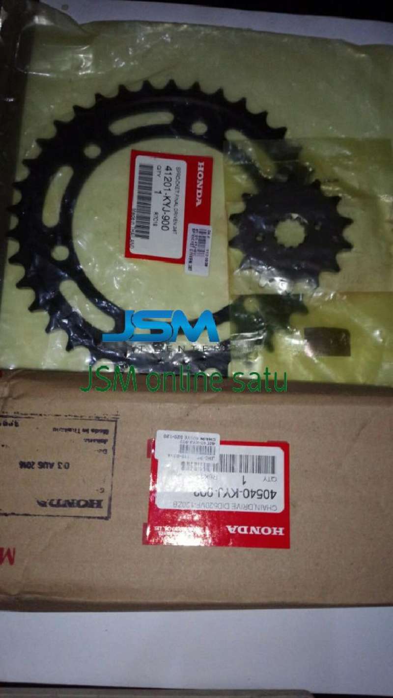 Jual GEARSET HONDA CBR 250 RANTAI SET CBR250 CHAIN KIT CBR 250 ORI