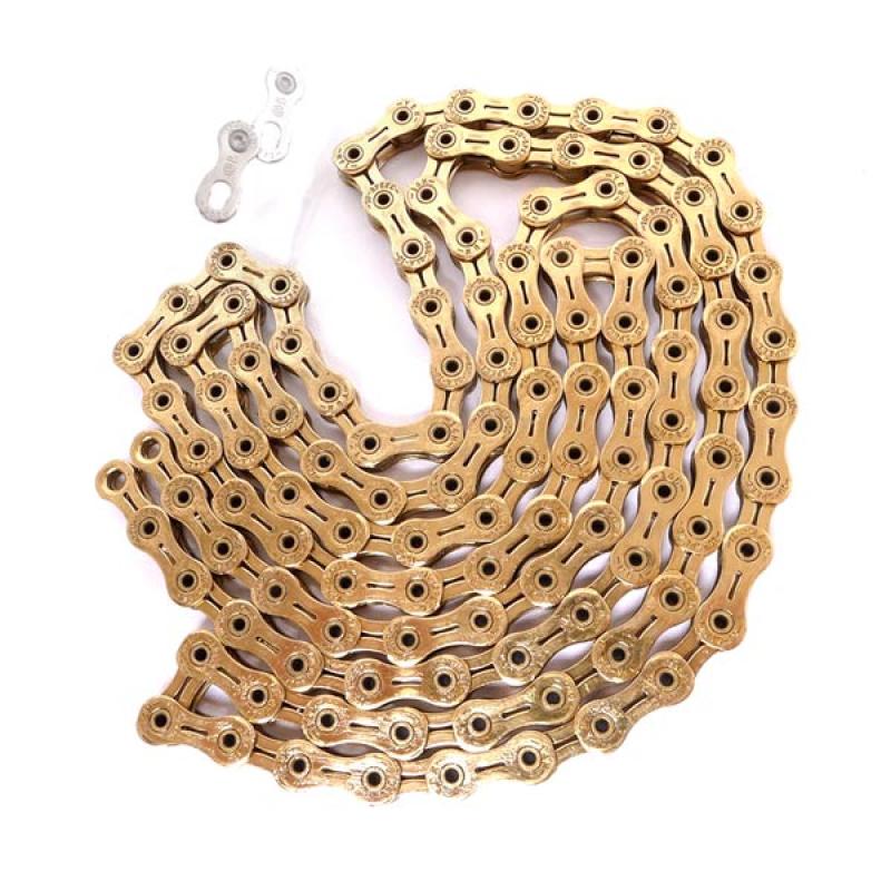Promo Ybn Chain 10 Speed Gold Rantai Sepeda [sla 101-tig